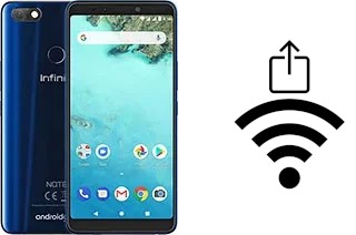 Como gerar um código QR com a senha Wifi em um Infinix Note 5