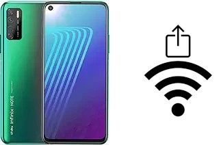 Como gerar um código QR com a senha Wifi em um Infinix Note 7 Lite