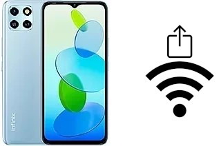 Como gerar um código QR com a senha Wifi em um Infinix Smart 6 HD