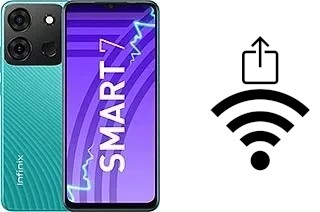 Como gerar um código QR com a senha Wifi em um Infinix Smart 7 (India)