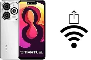 Como gerar um código QR com a senha Wifi em um Infinix Smart 8 HD