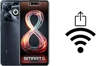 Como gerar um código QR com a senha Wifi em um Infinix Smart 8 (India)