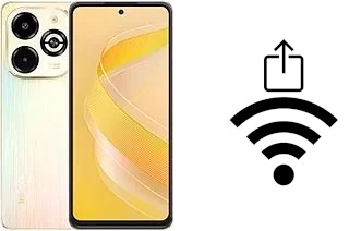 Como gerar um código QR com a senha Wifi em um Infinix Smart 8 Plus