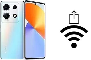 Como gerar um código QR com a senha Wifi em um Infinix Note 30 VIP