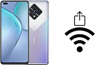 Como gerar um código QR com a senha Wifi em um Infinix Zero 8