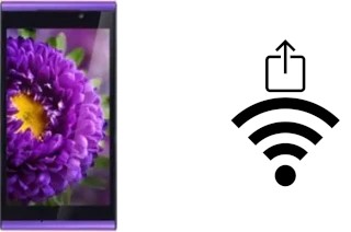 Como gerar um código QR com a senha Wifi em um InFocus M310 Charm Purple