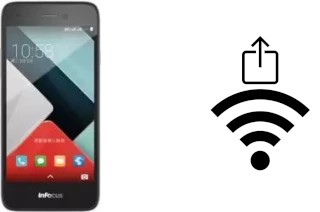 Como gerar um código QR com a senha Wifi em um InFocus M350