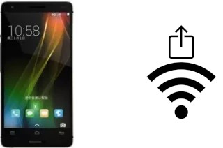 Como gerar um código QR com a senha Wifi em um InFocus M810