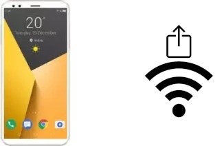 Como gerar um código QR com a senha Wifi em um InFocus Vision 3