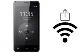 Como gerar um código QR com a senha Wifi em um Inovo I-05 Big