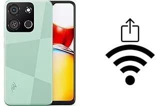 Como gerar um código QR com a senha Wifi em um itel A05s