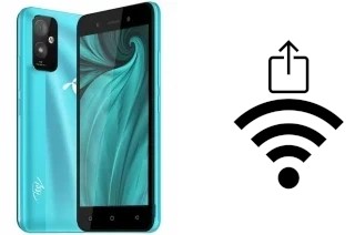 Como gerar um código QR com a senha Wifi em um itel A24 PRO