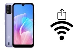 Como gerar um código QR com a senha Wifi em um itel A26