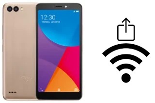 Como gerar um código QR com a senha Wifi em um itel P13