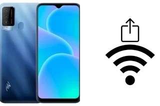 Como gerar um código QR com a senha Wifi em um itel P37 Pro