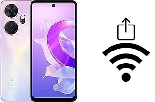 Como gerar um código QR com a senha Wifi em um itel P55+