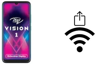 Como gerar um código QR com a senha Wifi em um itel Vision 1