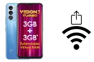 Como gerar um código QR com a senha Wifi em um itel Vision 3 Turbo