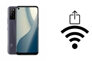 Como gerar um código QR com a senha Wifi em um itel Vision2