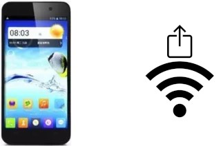 Como gerar um código QR com a senha Wifi em um JiaYu G4 Advanced