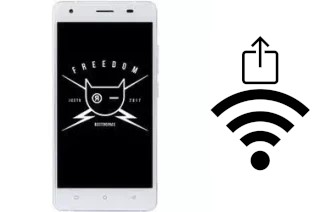 Como gerar um código QR com a senha Wifi em um Just5 Freedom M303