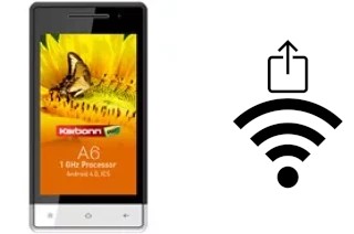 Como gerar um código QR com a senha Wifi em um Karbonn A6