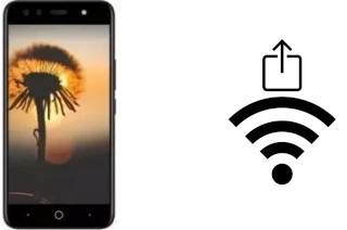 Como gerar um código QR com a senha Wifi em um Karbonn Frames S9