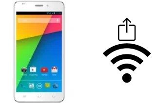 Como gerar um código QR com a senha Wifi em um Karbonn Titanium Hexa