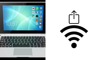 Como gerar um código QR com a senha Wifi em um Klipad Notebook KL2108NBE