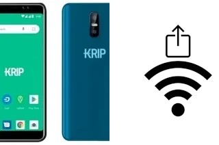 Como gerar um código QR com a senha Wifi em um Krip K55h