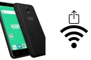 Como gerar um código QR com a senha Wifi em um Krip K5m