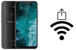 Como gerar um código QR com a senha Wifi em um Kruger-Matz LIVE 8