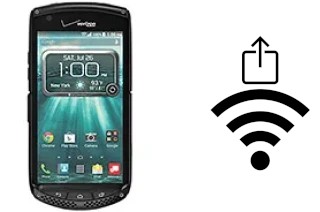 Como gerar um código QR com a senha Wifi em um Kyocera Brigadier