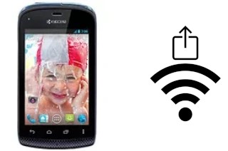 Como gerar um código QR com a senha Wifi em um Kyocera Hydro C5170