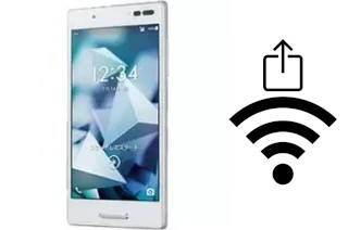 Como gerar um código QR com a senha Wifi em um Kyocera Digno V