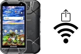 Como gerar um código QR com a senha Wifi em um Kyocera DuraForce Pro 2