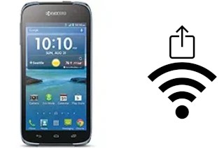 Como gerar um código QR com a senha Wifi em um Kyocera Hydro Life