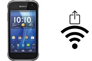 Como gerar um código QR com a senha Wifi em um Kyocera Hydro Xtrm