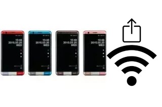 Como gerar um código QR com a senha Wifi em um Kyocera Infobar A03