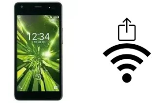 Como gerar um código QR com a senha Wifi em um Kyocera miraie f KYV39