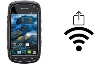 Como gerar um código QR com a senha Wifi em um Kyocera Torque E6710