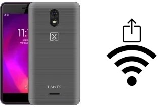 Como gerar um código QR com a senha Wifi em um Lanix X550