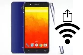 Como gerar um código QR com a senha Wifi em um Lava Iris X1 Selfie