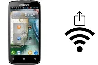 Como gerar um código QR com a senha Wifi em um Lenovo A390