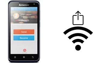 Como gerar um código QR com a senha Wifi em um Lenovo A526