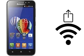 Como gerar um código QR com a senha Wifi em um Lenovo A606