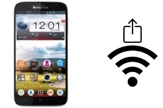 Como gerar um código QR com a senha Wifi em um Lenovo A850