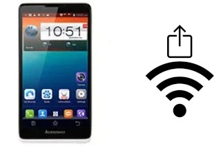 Como gerar um código QR com a senha Wifi em um Lenovo A889