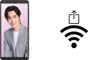 Como gerar um código QR com a senha Wifi em um Lenovo K5s