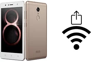 Como gerar um código QR com a senha Wifi em um Lenovo K8